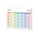 Grand Calendrier Rigide 43X33.5 Arc En Ciel