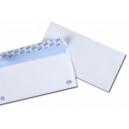Enveloppes DL (110x220) blanc 80g auto-adh&eacute;sives NF PEFC