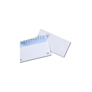 Enveloppes DL (110x220) blanc 80g auto-adh&eacute;sives NF PEFC