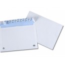 Enveloppes C5 (162x229) blanc 90g auto-adh&eacute;sives NF PEFC