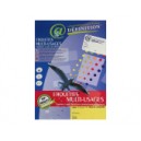 ETIQUETTES ADHESIVES MULTI-USAGES COULEUR JAUNE