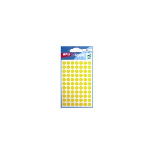 Pastilles diam&egrave;tre 8mm, jaunes
