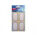 Etiquettes scolaires 33x53mm, forme tonneau