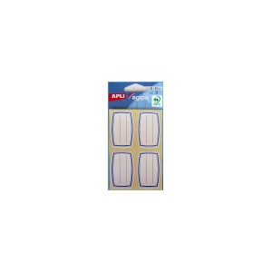 Etiquettes scolaires 33x53mm, forme tonneau