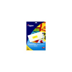 Etiquettes 210x297mm multi-usage rouge fluo