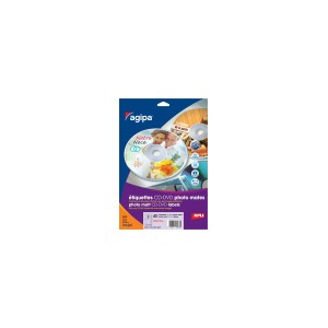 Etiquettes CD/ DVD diam 114mm, qualit&eacute; photo mat