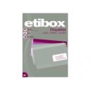 Etiquettes blanches 105x37mm multi-usages, bo&icirc;te de 100 feuilles A4