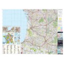 France 1/4 Sud-Ouest Carte murale plastifi&eacute;e