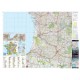 France 1/4 Sud-Ouest Carte murale plastifiée