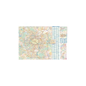 La Francilienne Maxi Format Carte murale papier