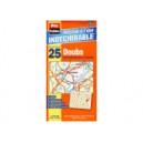 Doubs (25) Carte Administrative et Routi&egrave;re