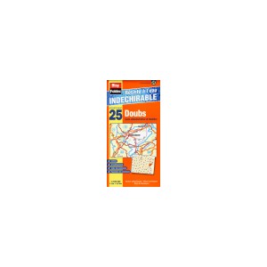 Doubs (25) Carte Administrative et Routi&egrave;re