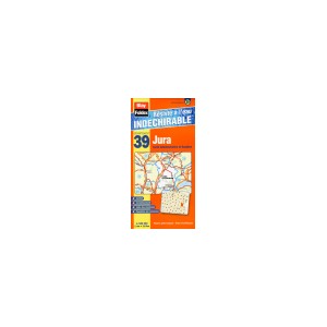 Jura (39) Carte Administrative et Routi&egrave;re