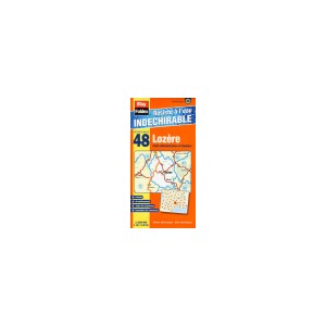 Loz&egrave;re (48) Carte Administrative et Routi&egrave;re