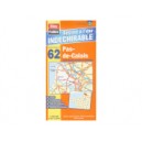 Pas-de-Calais (62) Carte Administrative et Routi&egrave;re