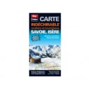 Savoie, Is&egrave;re. Carte routi&egrave;re et touristique