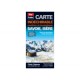 Savoie, Isère. Carte routière et touristique