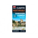 Dordogne, Corr&egrave;ze. Carte routi&egrave;re et touristique