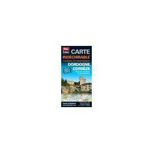 Dordogne, Corr&egrave;ze. Carte routi&egrave;re et touristique