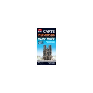 Marne, Meuse, Carte routi&egrave;re et touristique