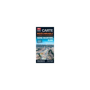 SEINE-MARITIME, EURE, Carte routi&egrave;re et touristique