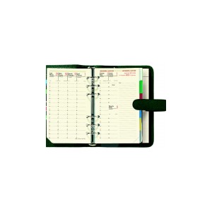ORGANISEUR CIVILE QUO VADIS TIMER 17 PREST MONTEBELLO NOIR 10X17