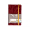 Paris, le plan de Paris chic - rouge