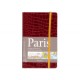 Paris, le plan de Paris chic - rouge