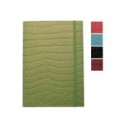 carnet d'adresses croco couleurs dim 210 x148 mm