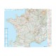 France Routière Carte murale plastifiée
