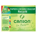 Pochette Papier à Dessin Recyclé couleur 24 x 32 cm 160g - Canson