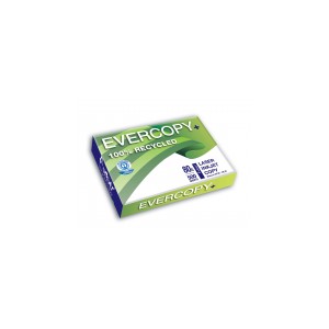 Papier recycl&eacute; blanc Clairefontaine Evercopy+ A4 80g 500 feuilles (x5 ramettes)
