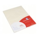 Feuilles simples rectangle 210x297 MM v&eacute;lin nacr&eacute; 120GR X20