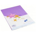 Cartes simples rectangle 210x297 MM violette 170GR X20
