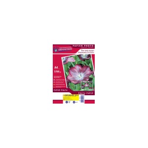 PAPIER PHOTO 220grs 2 FACES: recto BRILLANT/ verso COUCHE MAT imprimable