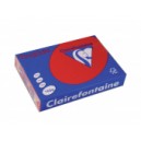 Papier rouge groseille Clairefontaine Troph&eacute;e A4 160g 250 feuilles