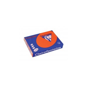 Papier rouge cardinal Clairefontaine Troph&eacute;e A4 160g 250 feuilles