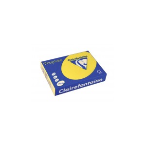 Papier jaune soleil Clairefontaine Troph&eacute;e A4 160g 250 feuilles