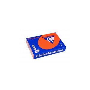 Papier rouge cardinal Clairefontaine Troph&eacute;e A4 80g 500 feuilles