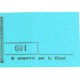 Bloc passe-partout 3 volets bleu