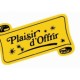 Etiquettes (Plaisir d'Offrir) 19x34mm