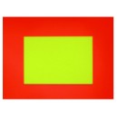 Rectangle carton fluo, 21x29,7cm