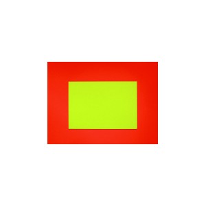 Rectangle carton fluo, 21x29,7cm