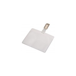 BADGE PVC 8.8X5.8CM BTE 100