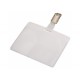 BADGE PVC 8.8X5.8CM BTE 100