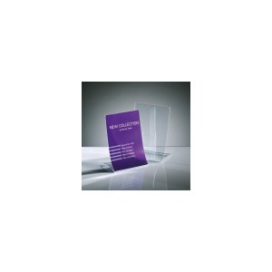 Pr&eacute;sentoir de table format A5 pliable